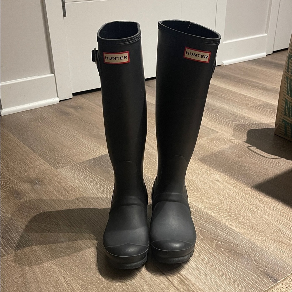 Hunter Classic Black Tall Boots